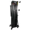 Picture of Aluminium front loading tower with double handle winch. Blk